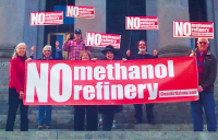 No Methanol Activists in Olympia, WA