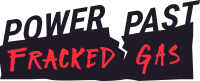 power past fracked gas logo