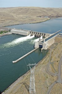 Lower Monumental Dam, photo by Bonneville Power Administration