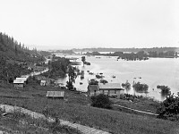Guild's Lake, future site of Lewis and Clark Expo. site, view north from Willamette Heights. Oreg. Hist. Soc. Research Lib., OrHi 36769
