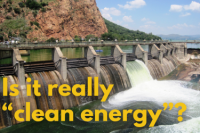 is it really clean energy? picture of dam