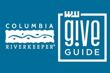 columbia riverkeeper and give!guide logos
