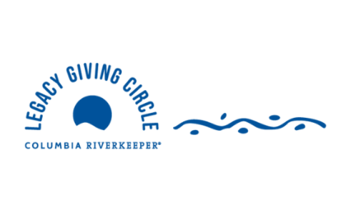 River lineart logo with curved text that reads "Legacy Giving Circle"