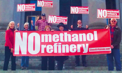 No Methanol Activists in Olympia, WA