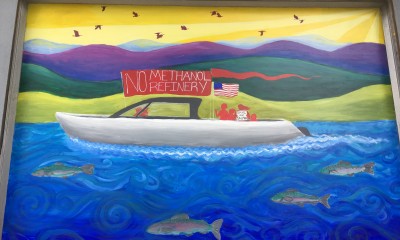No Methanol Mural by Audie Fuller, Kalama, WA