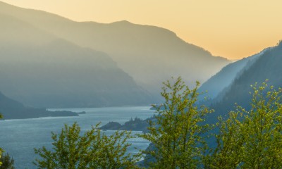 View of the Columbia River from Washington