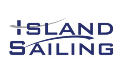 The writing "Island Sailing"