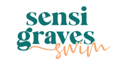 The writing "Sensi Graves Swim"