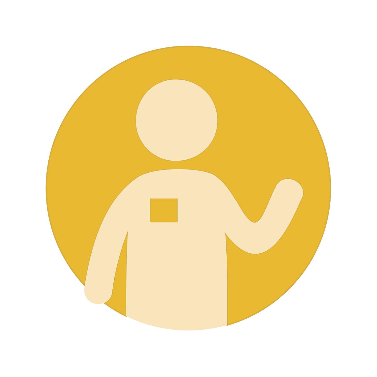 person teaching icon